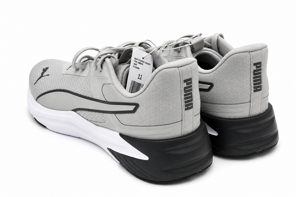 PUMA "Disperse Sneaker" Men's Lightweight Optimal Comfort SOFTFOAM (Gray)