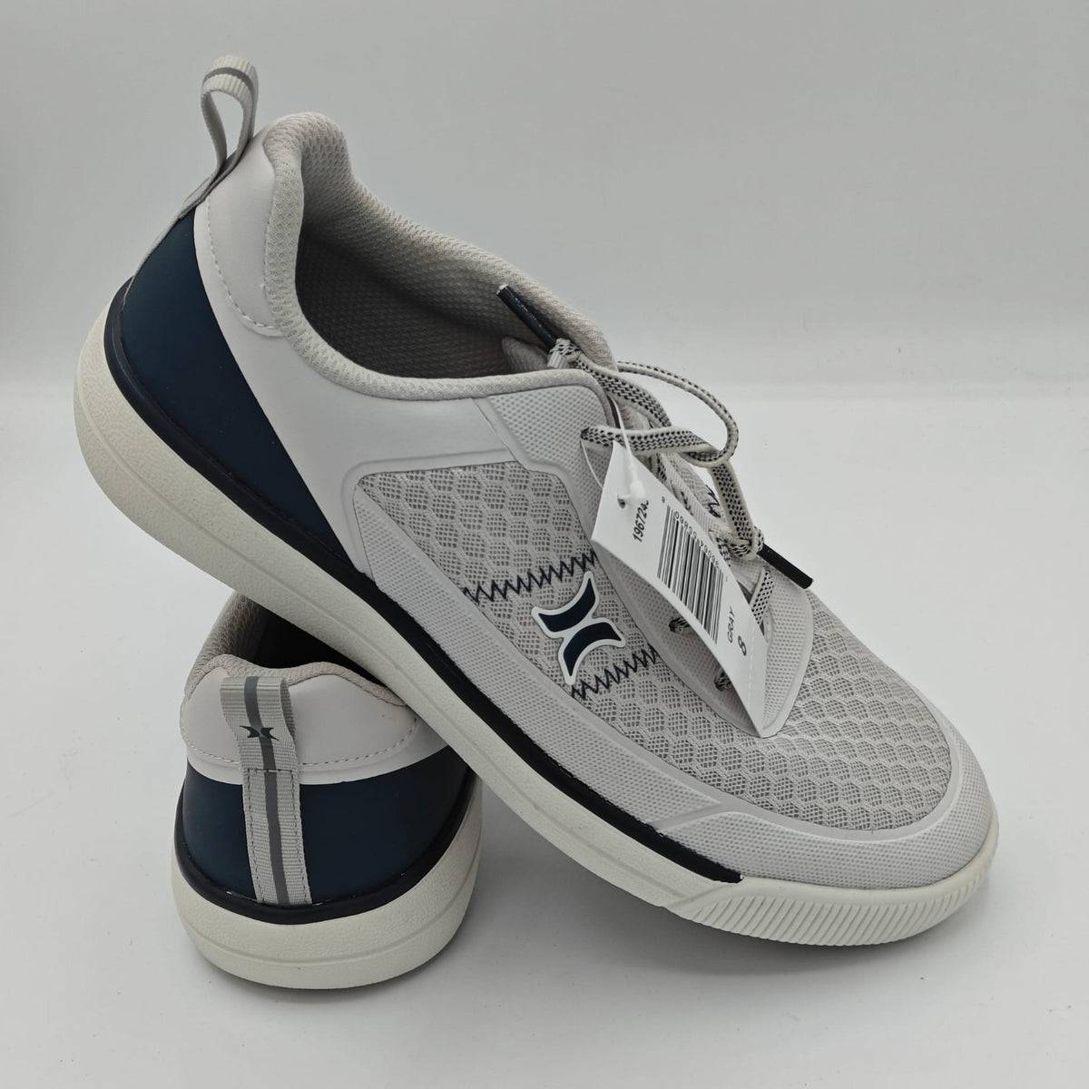 Hurley Exeter Men's Athletic Casual Shoe Breathable Sport Sneaker Gray Pick Size