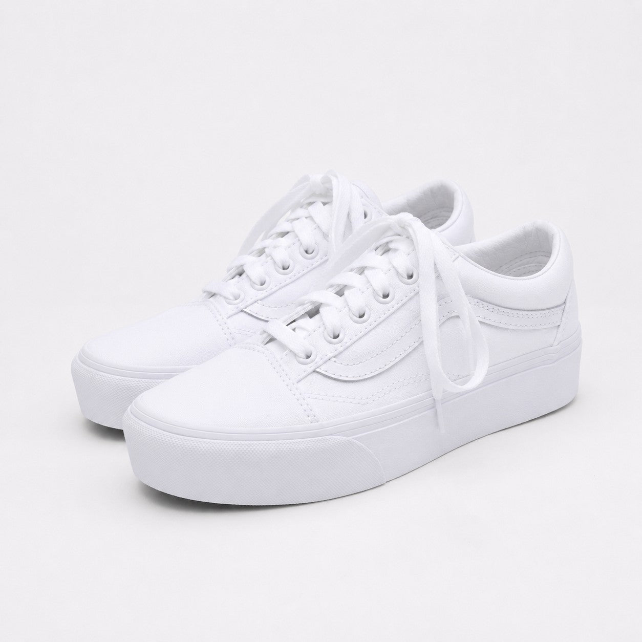 Vans Old Skool Platform Sneakers True White VN0A3B3UW00 Women's 6.5 Men's 5
