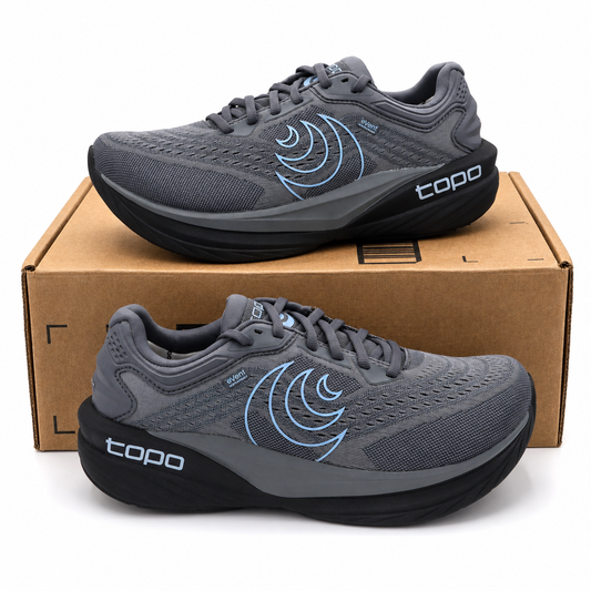 Topo Athletic Phantom 4 WP Women's Size 7 Grey Blue Waterproof Running Shoes