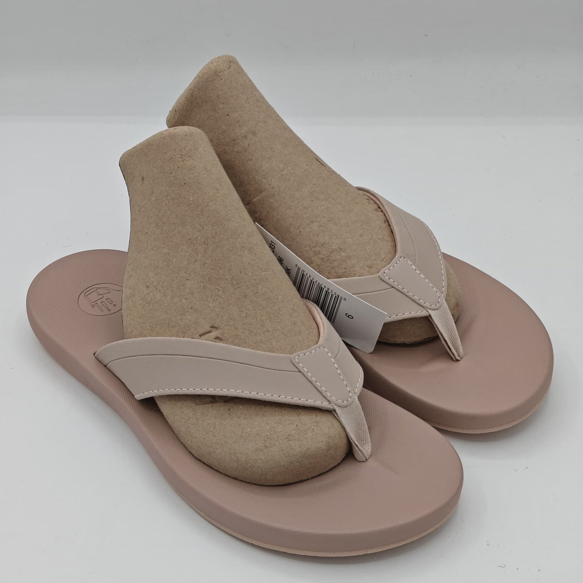 New Body Glove Women's Flip Flops Pink Sandals Comfort Padded Size 6 M