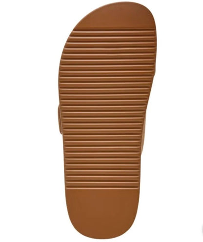 DV by Dolce Vita Usha Womens Tan Buckle Slide Sandals Open Toe Casual Pick Size