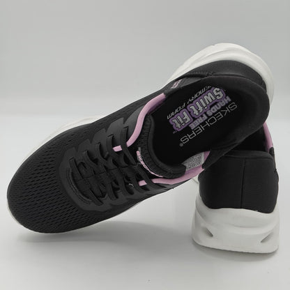 Skechers Hands Free Swift Fit Slip On Women's Memory Foam Casual Shoes (Black)