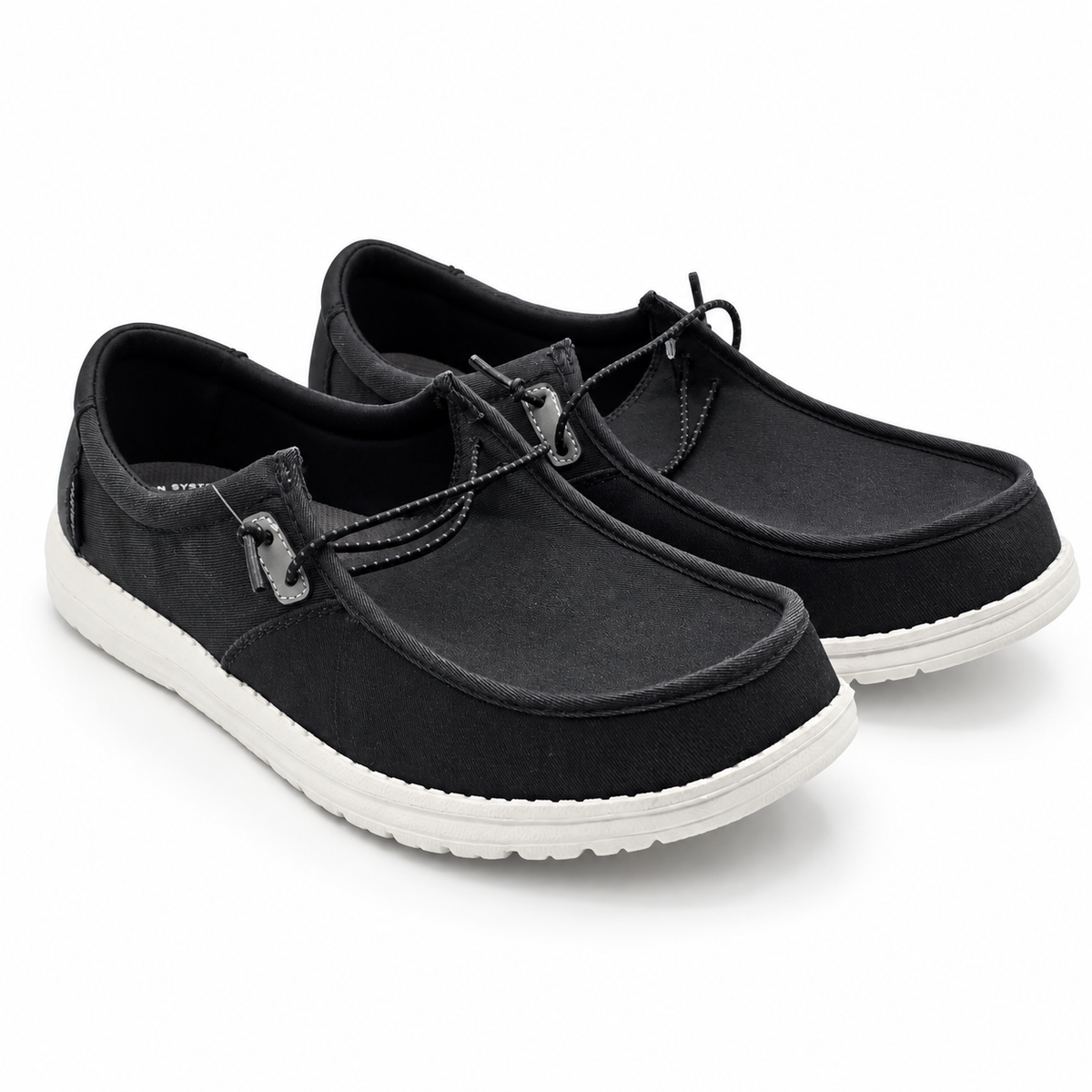 Hurley Nesota Mens Black Memory Foam Lightweight Casual Comfort Shoes Pick Size