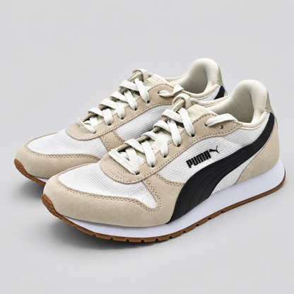 PUMA Women's Jogger Cream Black Retro Casual Walking Sneakers Pick Size 407212