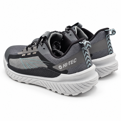 Hi-Tec Men's Trail Shoes Castle Rock Black Microchip Hiking Sneakers 9.5 1930429