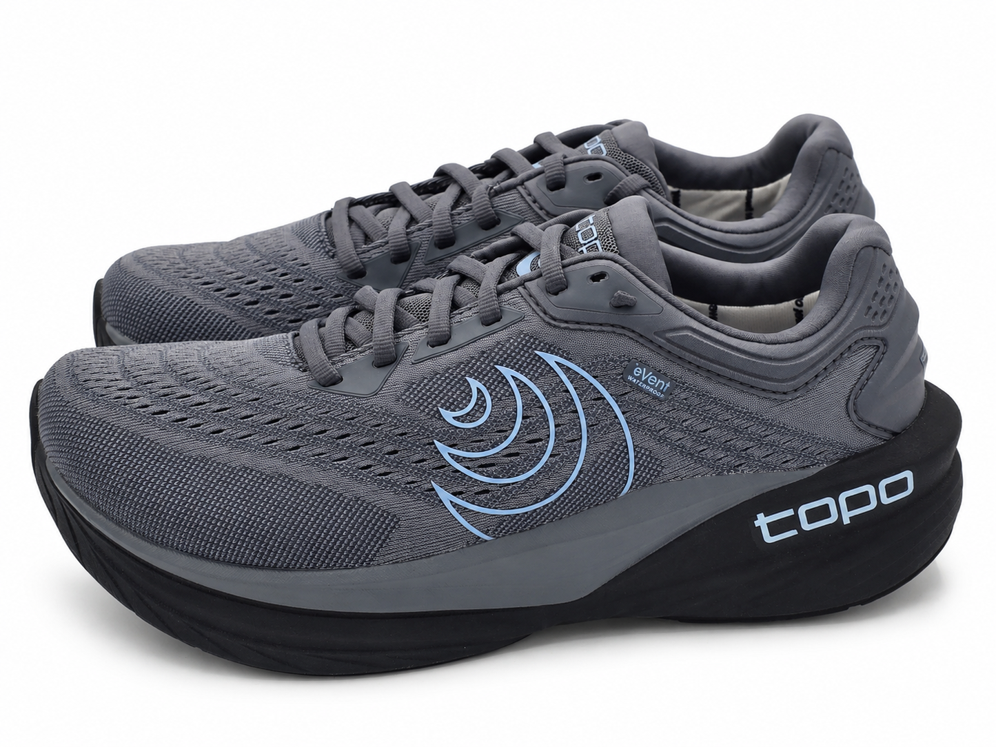 Topo Athletic Phantom 4 WP Women's Size 7 Grey Blue Waterproof Running Shoes
