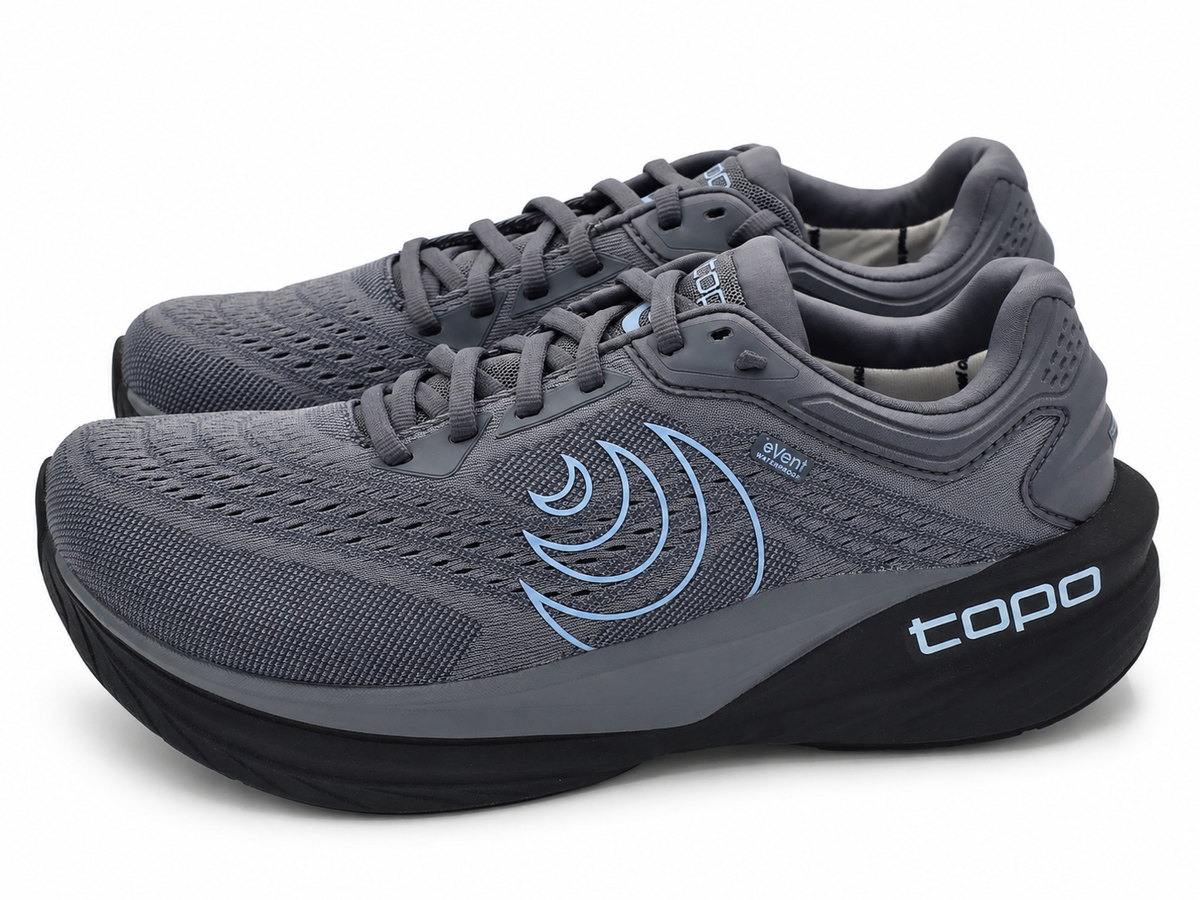 Topo Athletic Phantom 4 WP Women's Size 7 Grey Blue Waterproof Running Shoes