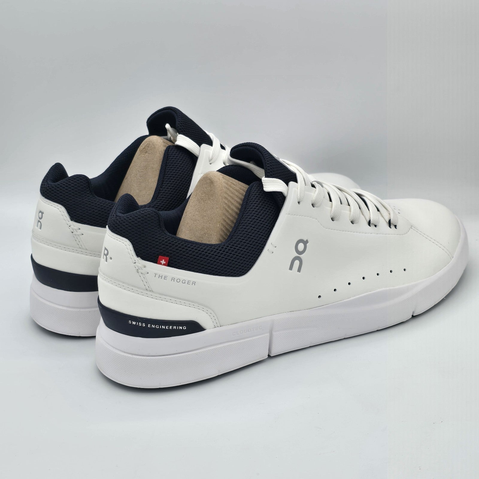 On The Roger Advantage White Midnight Tennis Sneakers 3MD10640148 Men's 12.5
