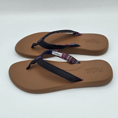 Flojos Flip Flops Women's Memory Foam Arch Support Sandals Brown Black Pick Size
