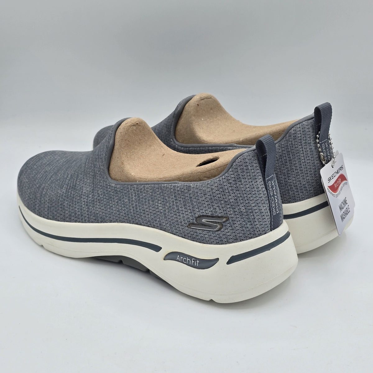Skechers Go Walk Arch Fit Unlimited Time Gray 124480/GRY Women's Size 9.5