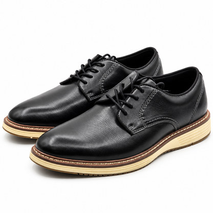 Steve Madden P-Jansen Oxford Dress Shoes Men Black Lace Up Comfort Pick Size