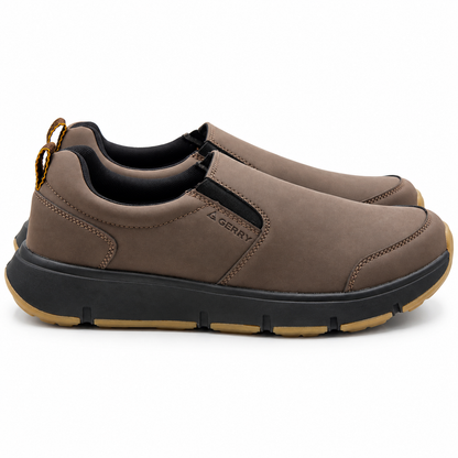 Gerry MOC II Slip On Shoes Men Brown Lightweight Cushioned Casual Pick Size