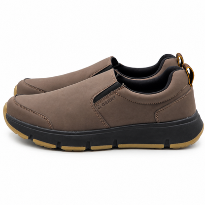 Gerry MOC II Slip On Shoes Men Brown Lightweight Cushioned Casual Pick Size