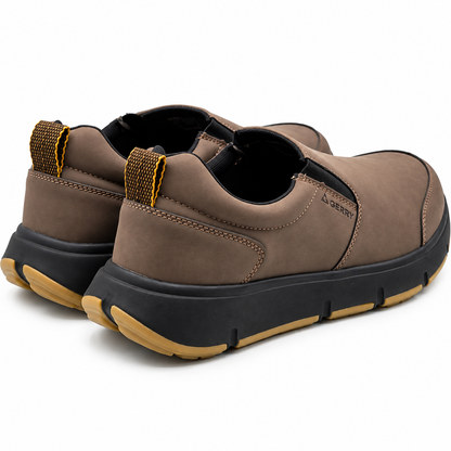 Gerry MOC II Slip On Shoes Men Brown Lightweight Cushioned Casual Pick Size