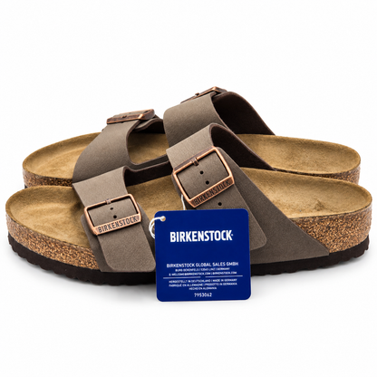 Birkenstock Arizona BS Birkibuc Sandals Womens 8 EU39 Mocha Regular 0151181