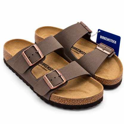 Birkenstock Arizona BS Birkibuc Sandals Womens 8 EU39 Mocha Regular 0151181