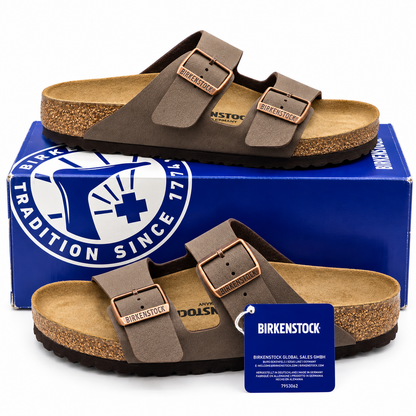 Birkenstock Arizona BS Birkibuc Sandals Womens 8 EU39 Mocha Regular 0151181