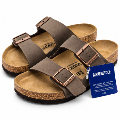 Birkenstock Arizona BS Birkibuc Sandals Womens 8 EU39 Mocha Regular 0151181