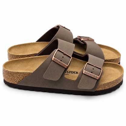 Birkenstock Arizona BS Birkibuc Sandals Womens 8 EU39 Mocha Regular 0151181