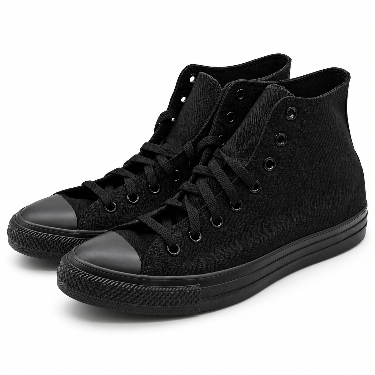 Converse Chuck Taylor All Star Hi M3310 Black Mono Canvas Men 9.5 Women 11.5