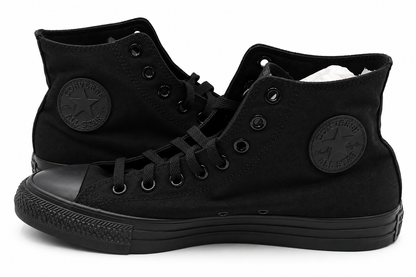 Converse Chuck Taylor All Star Hi M3310 Black Mono Canvas Men 9.5 Women 11.5