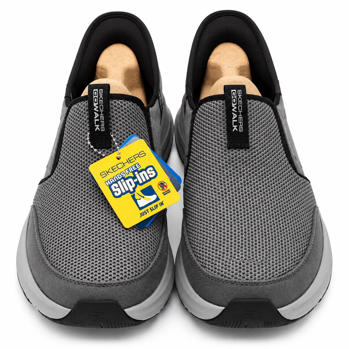 Skechers Slip-ins GO WALK Outdoor Andes II Men Size 8 Charcoal Goodyear 216425