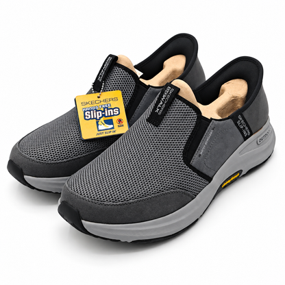 Skechers Slip-ins GO WALK Outdoor Andes II Men Size 8 Charcoal Goodyear 216425