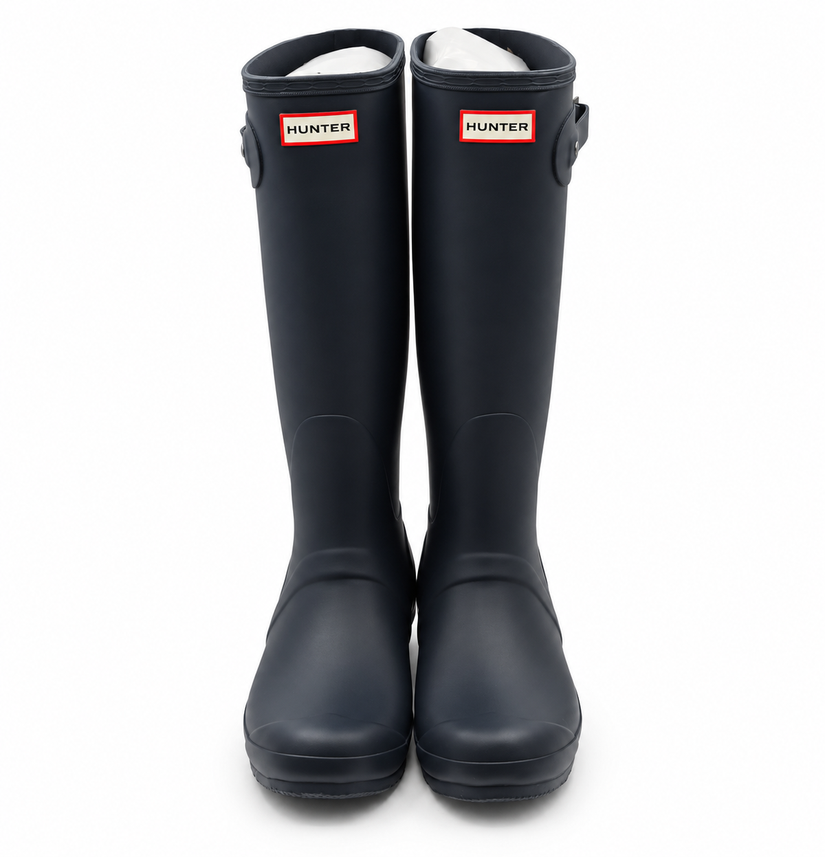 Hunter Original Tall Rain Boots Women 11 Navy Matte Waterproof Rubber WFT1000RMA