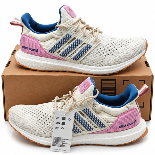 adidas Ultraboost 1.0 Running Shoes Women 9.5 Off White Blue Lilac ID9669