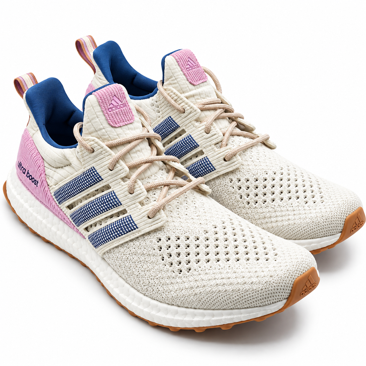 adidas Ultraboost 1.0 Running Shoes Women 9.5 Off White Blue Lilac ID9669