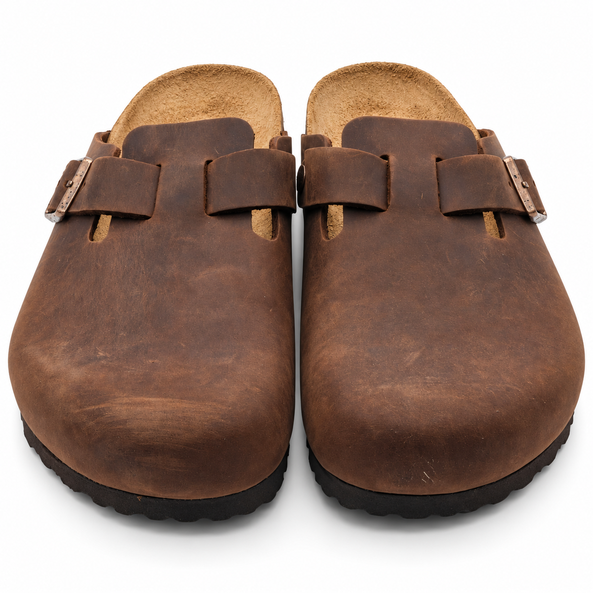 Birkenstock Boston Oiled Leather Clogs Men 13 EU 46 Regular Habana 0860131