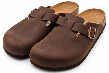 Birkenstock Boston Oiled Leather Clogs Men 13 EU 46 Regular Habana 0860131
