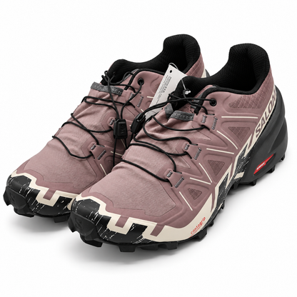 Salomon Speedcross 6 Trail Running Shoes Women 9 Moonscape Black 417429