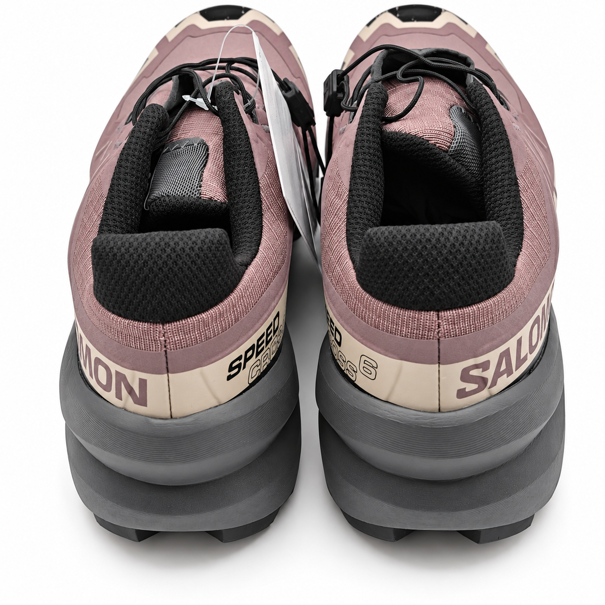 Salomon Speedcross 6 Trail Running Shoes Women 9 Moonscape Black 417429