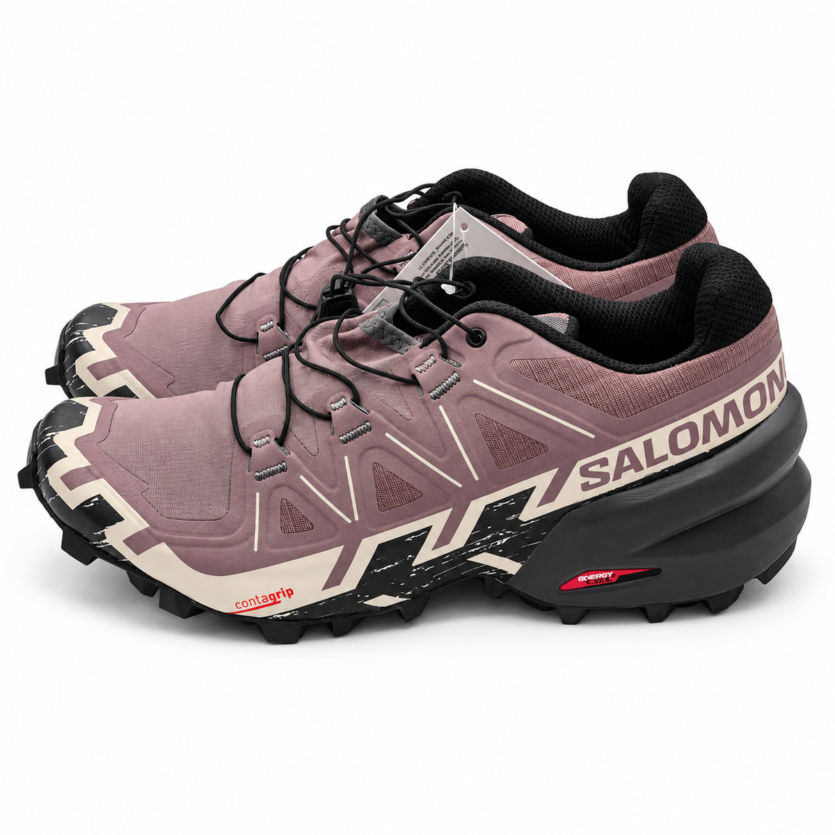 Salomon Speedcross 6 Trail Running Shoes Women 9 Moonscape Black 417429