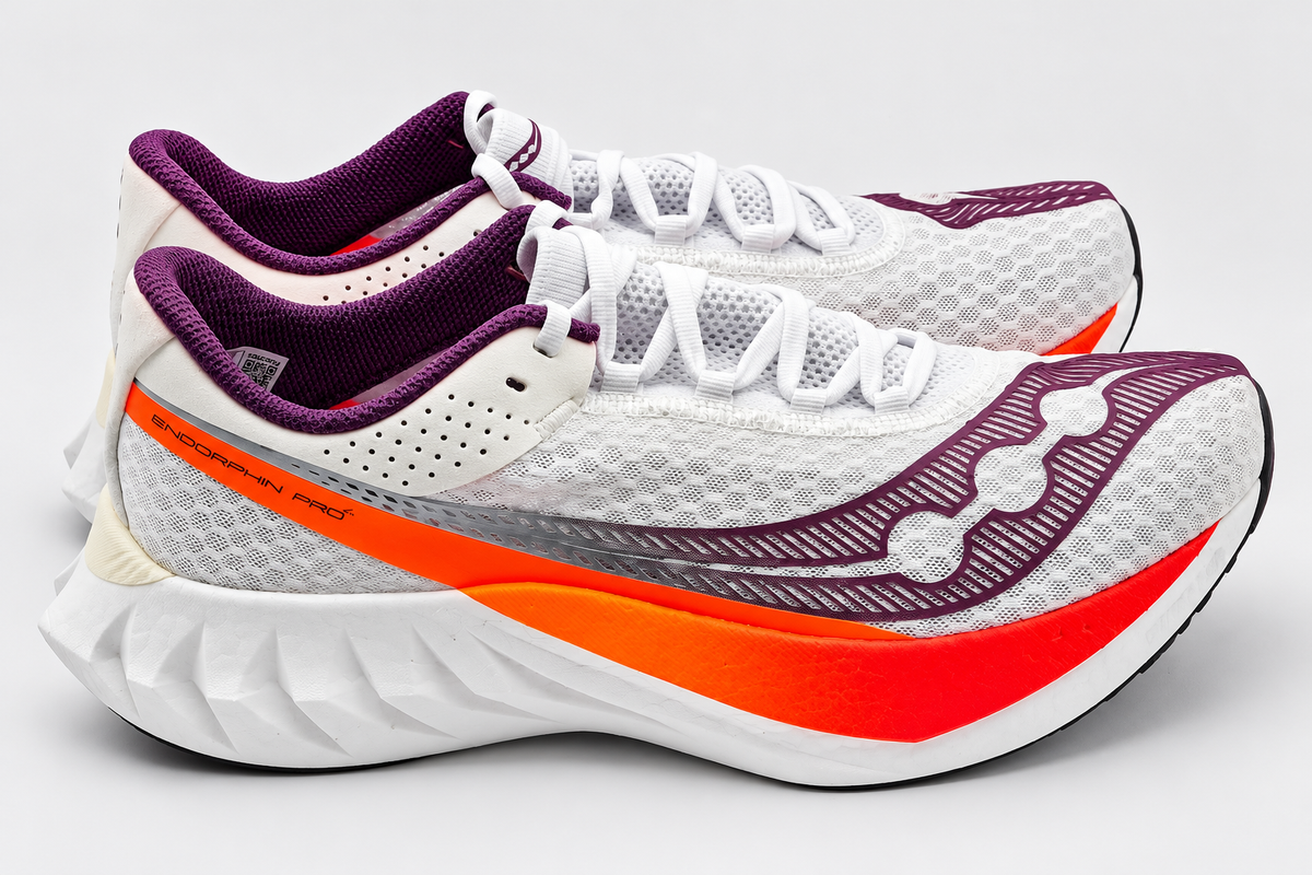 Saucony Endorphin Pro 4 Running Shoes Women 11 White Violet Carbon S10939-129