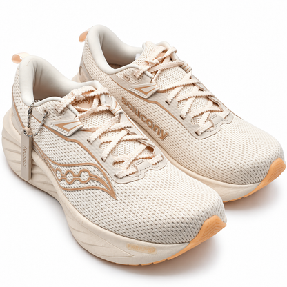 Saucony Triumph 22 Running Shoes Women 11 Creme Neutral Cushioned S10964-13