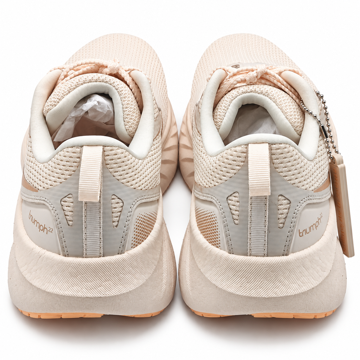 Saucony Triumph 22 Running Shoes Women 11 Creme Neutral Cushioned S10964-13