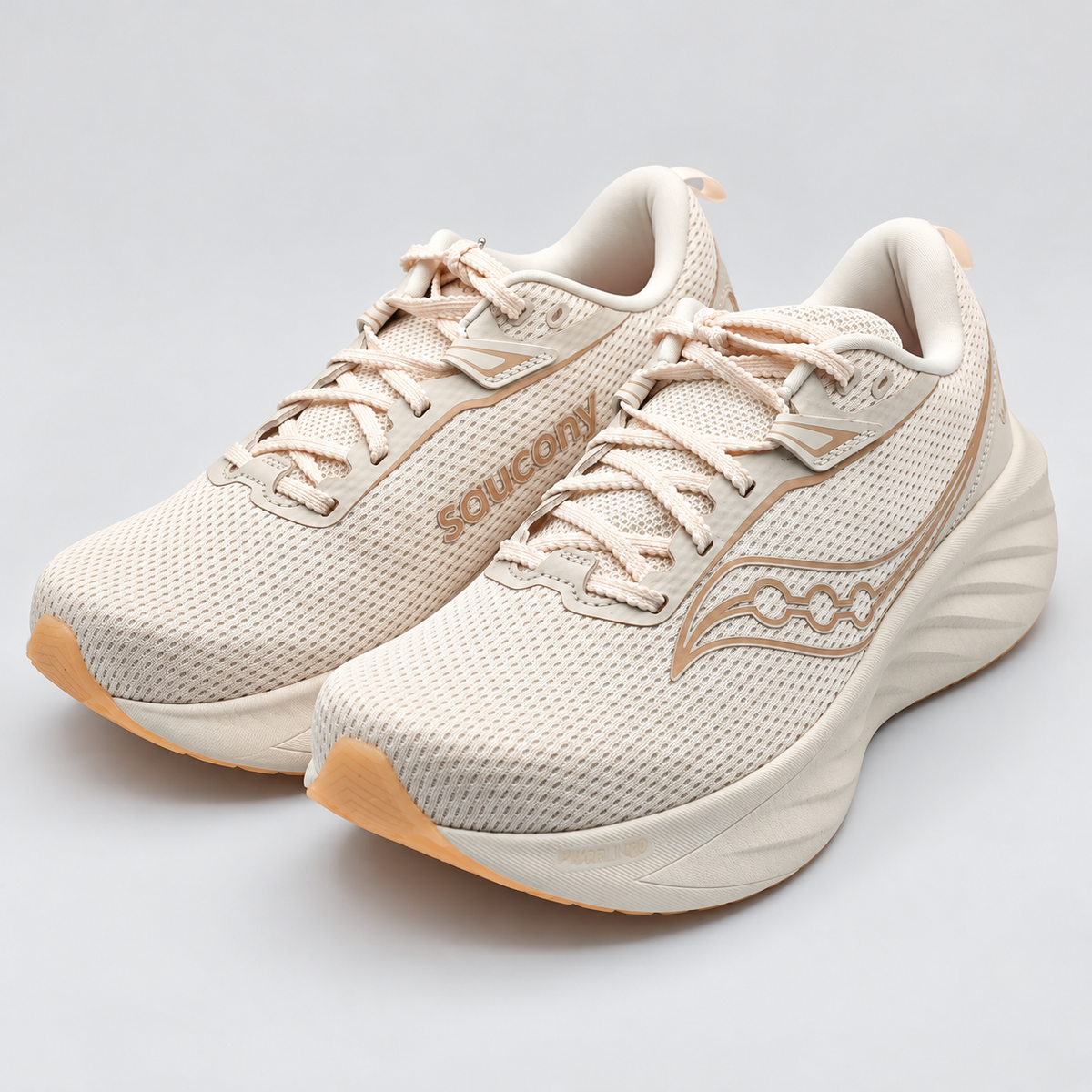 Saucony Triumph 22 Running Shoes Women 11 Creme Neutral Cushioned S10964-13
