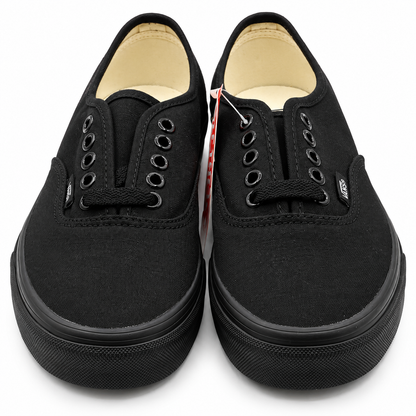 Vans Authentic Canvas Sneakers Women 8 Men 6.5 Black Black VN000EE3BKA