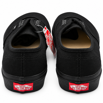 Vans Authentic Canvas Sneakers Women 8 Men 6.5 Black Black VN000EE3BKA