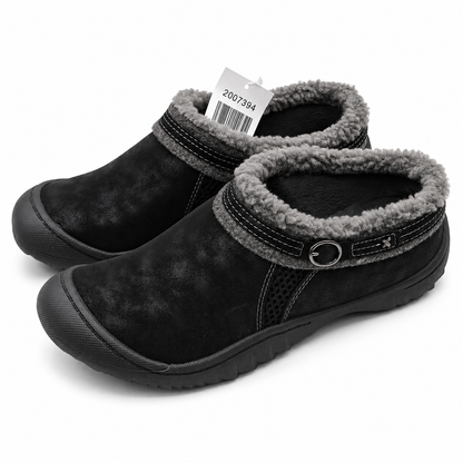 J Sport Janie Women Slip On Faux Fur Lined Comfort Clogs Black Pick Your Size