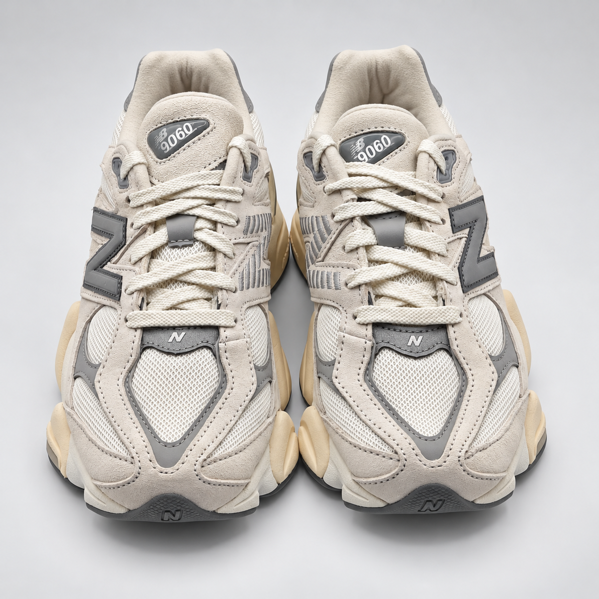 New Balance 9060 Women 7.5 Men 6 Sea Salt Concrete Sneakers U9060ECA