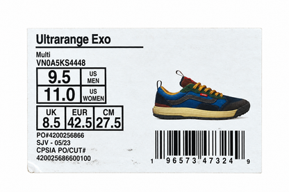 Vans UltraRange EXO MTE-1 Men's 9.5 Multi Insulated Trail Sneakers VN0A5KS4448